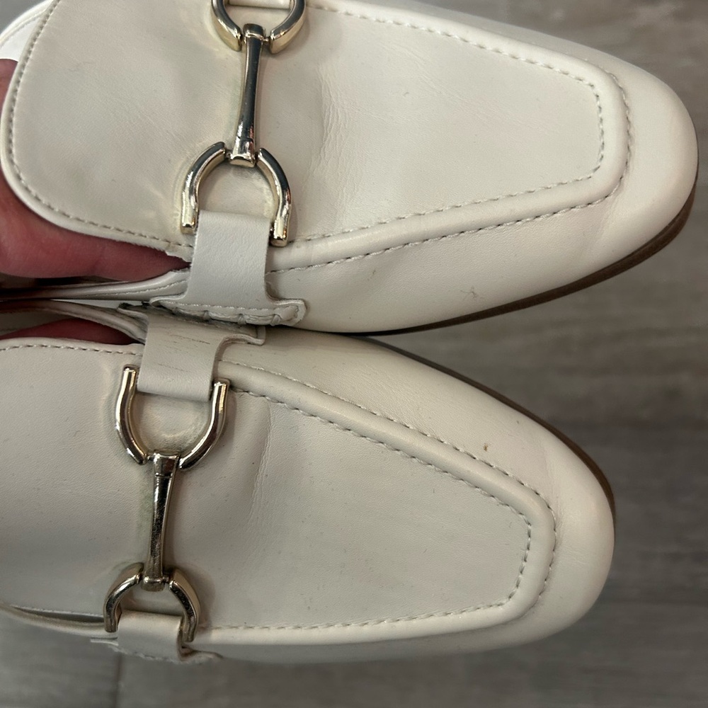a new day Cream Slip-On Bit-Detail Mule Loafers - Picture 3 of 3
